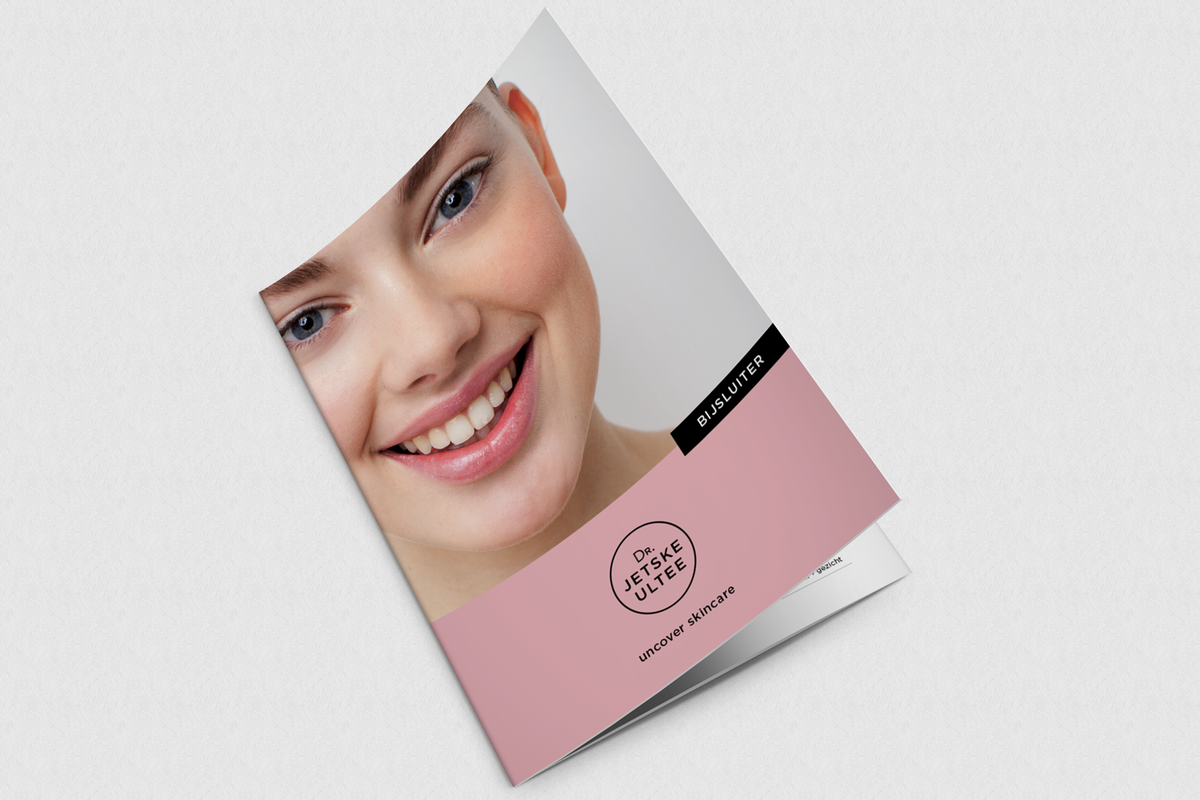 Nieuw ontwerp bijsluiter Uncover Skincare Dr. Jetske Ultee bit.ly/1CxnMZd