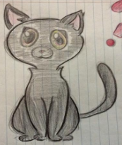 DanicaPring's tweet photo. Official personnages dessiner pour Mawa le chat. #northviewwrites #Mawa #lechat http://t.co/gjpYJyzCu4