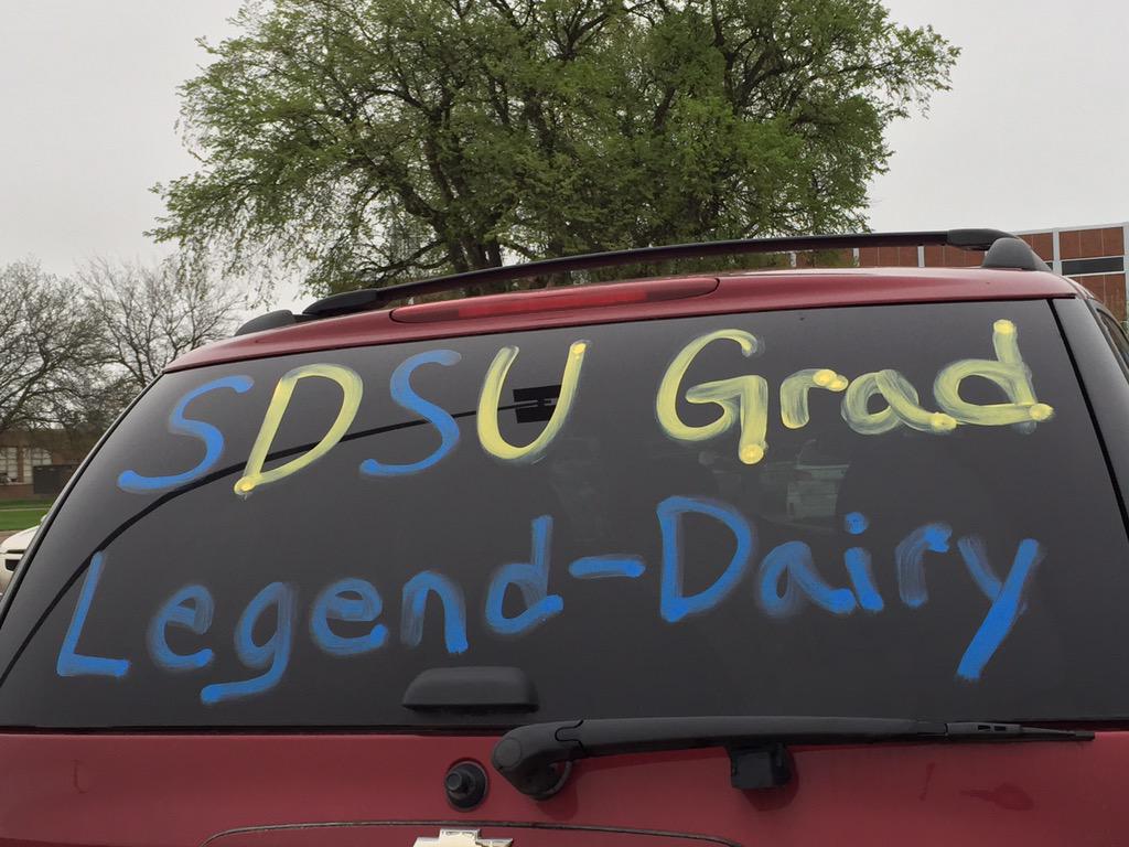 SDStateCAFES's tweet photo. Excitement is building for tomorrow's @SDState graduation! We're proud of our graduates! #sdstate15 http://t.co/tBQrac5LxN