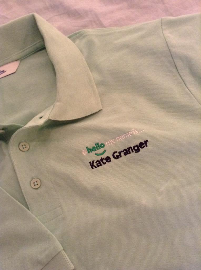 Loving my new #hellomynameis embroidered polo shirt from <a href="/williamsmedical/">Williams Medical</a>