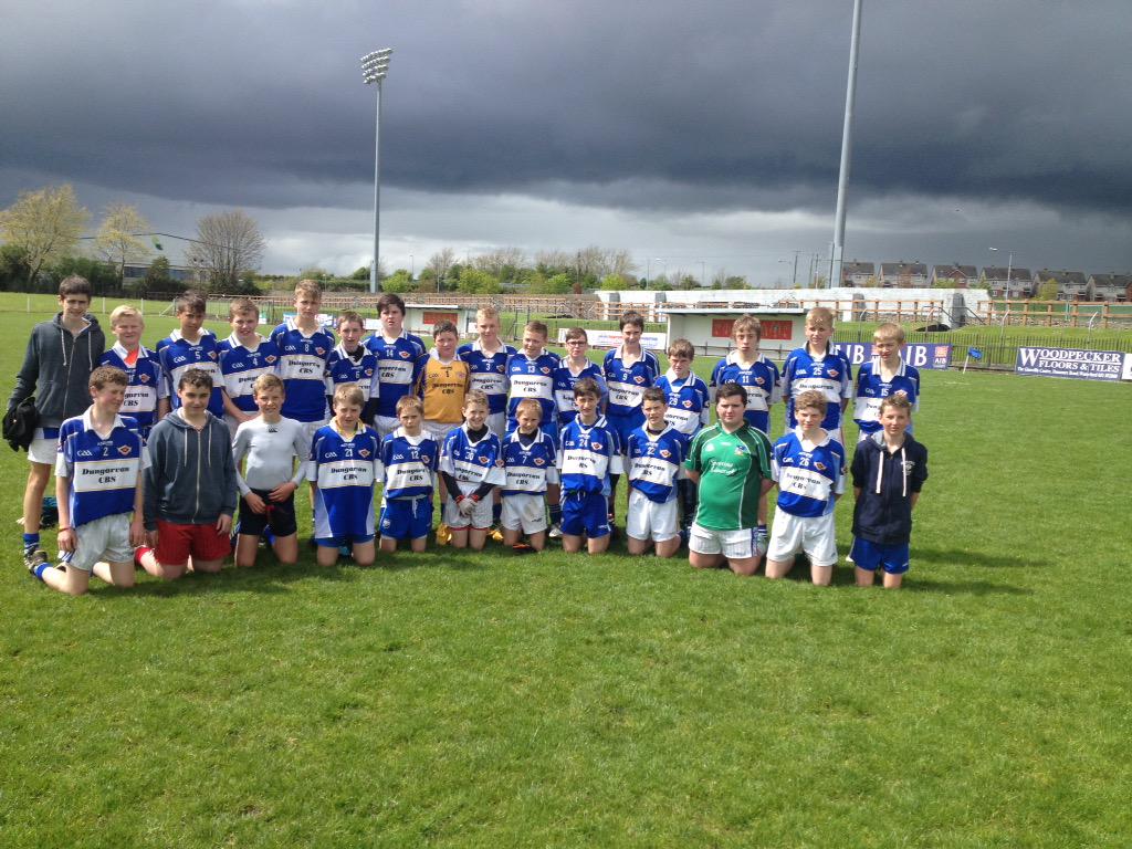 Well done to our u14 footballers who were crowned county champions by defeating the friary this week #dungarvanabú
