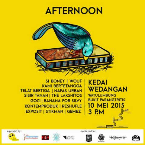 "AFTERNOON", 10Mei'15 jam3pm @kedai_wedangan Watulumbung, Kretek, Bantul, YK #musik #indie #jogja #band