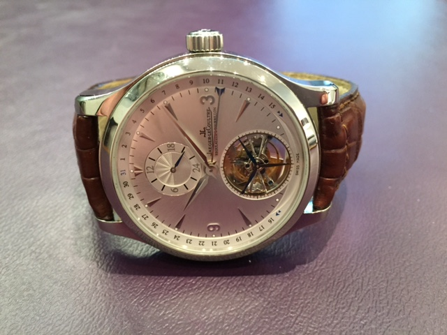 armour43's tweet image. In stock now.  Jaeger Lecoultre master tourbillon £29950 #JaegerLecoutre  #tourbillon  #watch #london #Armourwinston