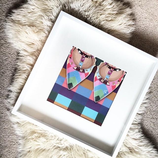 MaisonValentino's tweet image. A little #rockstuds #1973collection art by @analydiego ift.tt/1Qt1Vq1