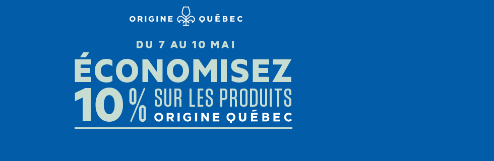 Passez à la @SAQTchinTchin pour un #rosé, #hydromel, #cidre ou #spiritueux d'ici! Rabais de 10 % jusqu'au 10 mai