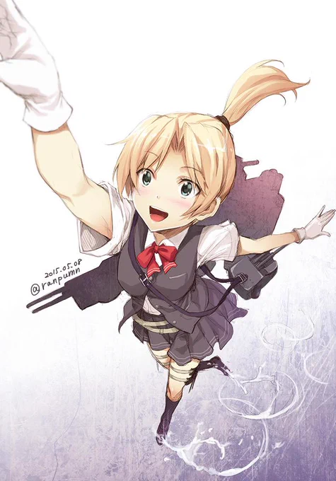 #艦これ版深夜の真剣お絵描き60分一本勝負
#艦これ版真剣お絵描き60分一本勝負_20150508
踊る舞風 