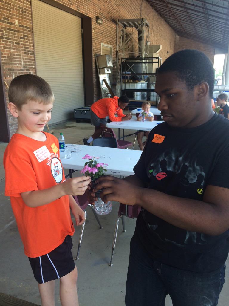 RhsStem's tweet photo. Building planters #STEMday http://t.co/pRKy9PRxoq