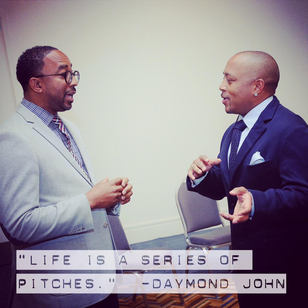 HajjFlemings's tweet photo. 'Life is a Series of Pitches." - @TheSharkDaymond #mmpc2015 http://t.co/iDNgml28rm