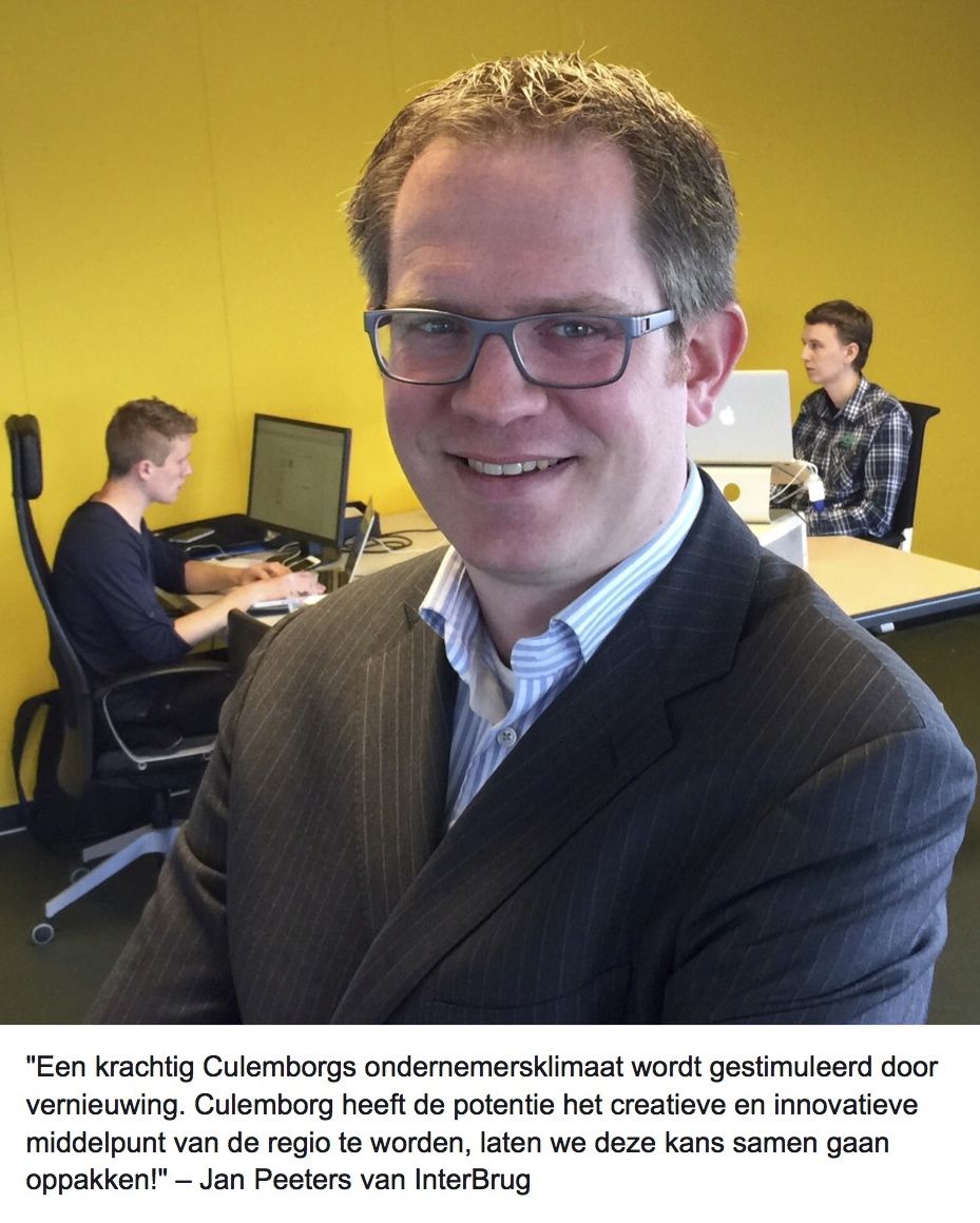 Culemborg heeft de potentie het creatieve &amp; innovatieve middelpunt van de regio te worden, laten we de kans oppakken!