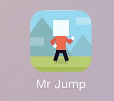 hajsin's tweet image. I like Mr.Jump because of this guy
And also that this is the first such game where I completed level1 #MrJumpContest
