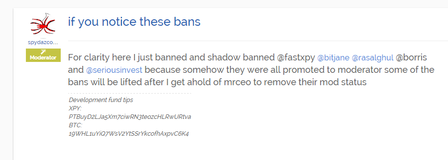 BitChangeClub's tweet photo. NOTHING has changed with @GAWCEO #MrCEO at Hashtalk.
Mods shadowbanned the WIKI this time~!  
Garza is still lying. http://t.co/i26Cy9urSk