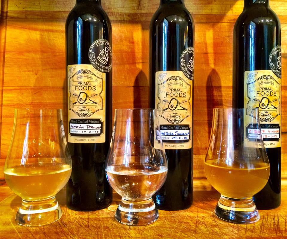 PrimalFoodsCA's tweet photo. Come try all 6 of our local vinegars &amp; more @CountyTerroir #Terroir2015 http://t.co/rg8rsHMaff