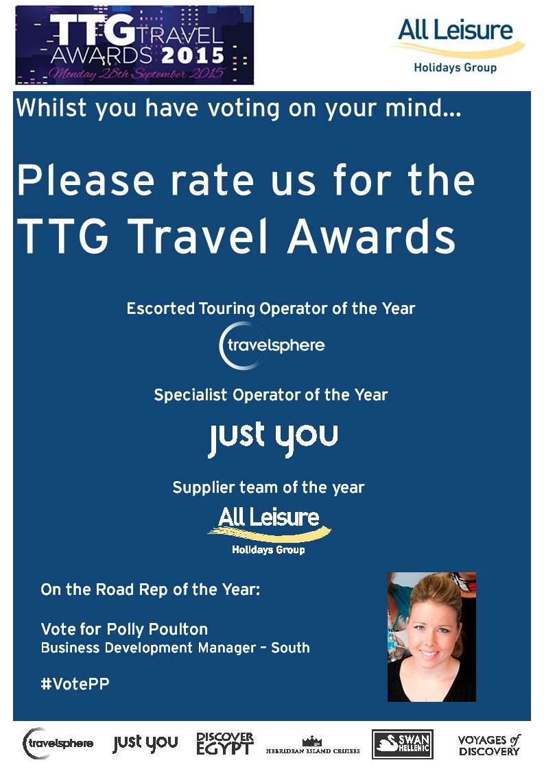 allleisuresales's tweet image. You can also vote @POLLYLYONS_ 'On the Road Rep of the Year' - we think it's well deserved! #VotePP #TTGAwards