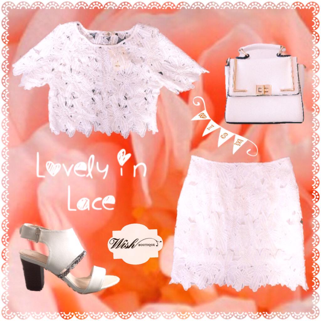 Wish_Burnley's tweet photo. Be Lovely in #Lace this Spring! #MustHave #TwoPiece #CoOrd #White #SpringEssential #ComeSee #WishBoutique #Burnley http://t.co/e4Db2eI69q