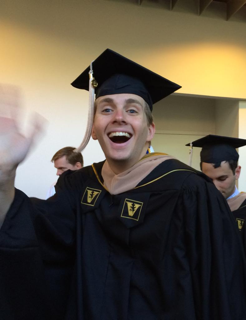 Graduation excitement!!#owenlife #VU2015