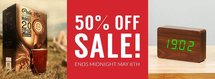 _presentfinder's tweet photo. It's the final countdown! Our HUGE 50% off Sale ends midnight TONIGHT! Shop here >> http://t.co/HC8ch9jwil http://t.co/q5IdSn27SX