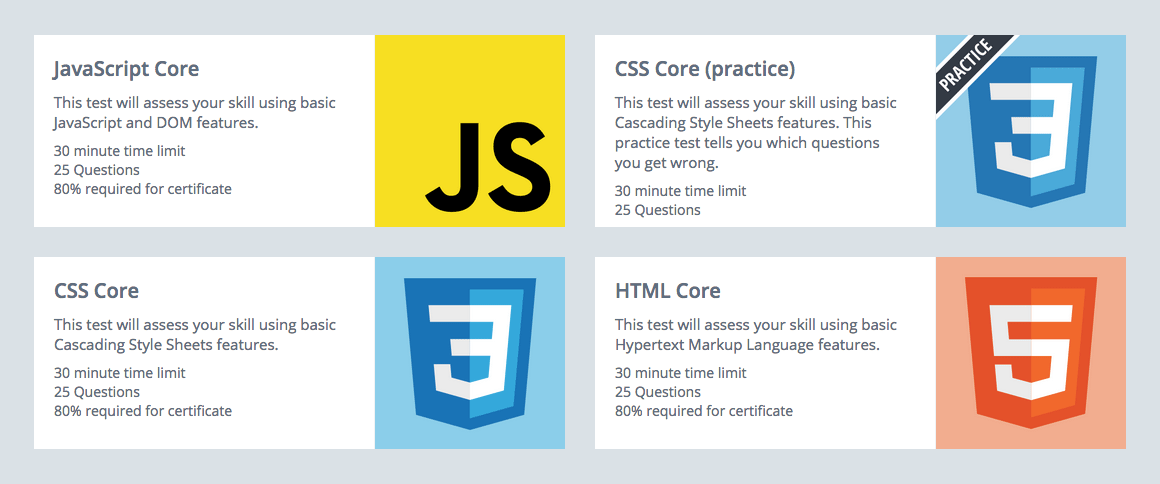 webstandards_ru's tweet photo. Четыре теста из 25 вопросов по HTML, CSS и JavaScript, полчаса на каждый. Ваши результаты? — https://t.co/jpYH1UFlFO http://t.co/kivSSthU2M