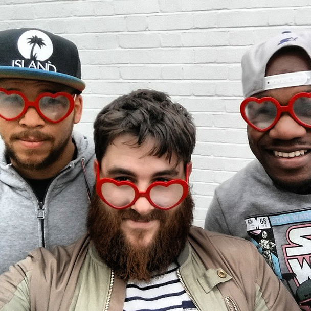 FabricPR's tweet photo. Just like the @RudimentalUk boys in @duckandcover_, @EnergieStyle &amp; @LoveSpecs_org we've got that #FridayFeeling 😍 http://t.co/lNWmAEZVFY