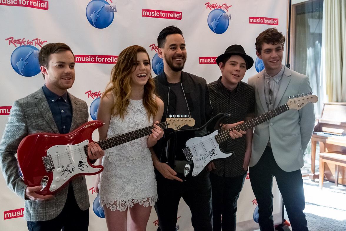 echosmith's tweet photo. We signed a guitar to support @MusicforRelief &amp; tree planting. Bid to win it here http://t.co/2C3HtNCzpK http://t.co/5lV0gxBTiU