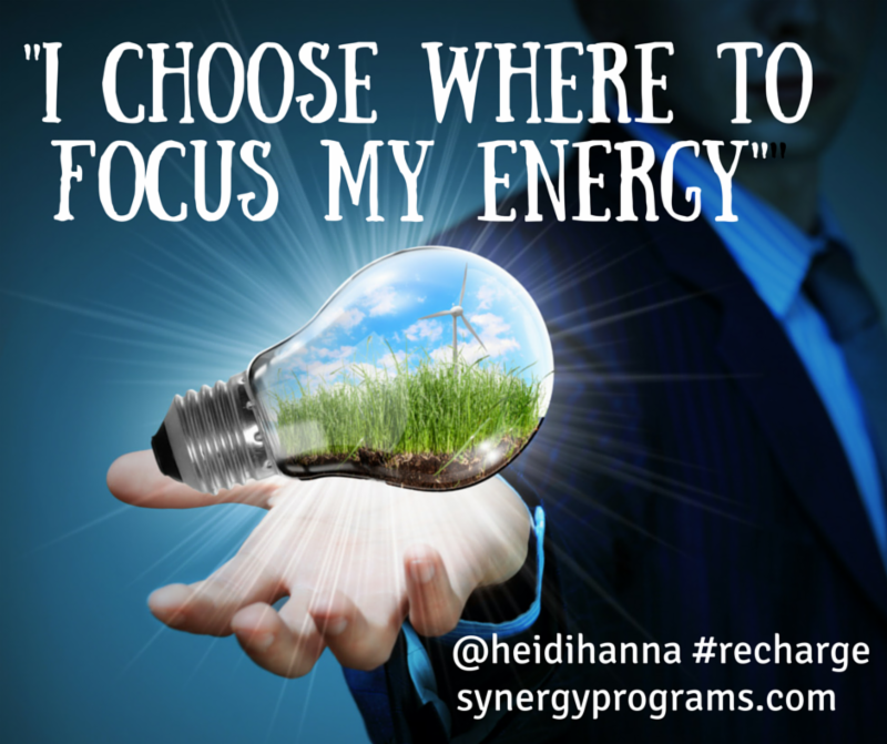 synergyprograms's tweet image. Your energy is your most valuable resource. Where are you investing it today? #Recharge #MindsetMakeover