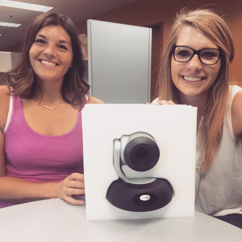 PSNI_Hailey's tweet photo. Just takin selfies with the #RoboSHOT on a Friday @Vaddio_Rachel http://t.co/zScsgB15iX