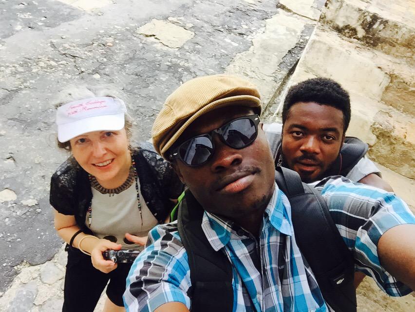 legendarykofie's tweet photo. Cape Coast Castle #the3C with my brother from another mother @TONRHANI http://t.co/pvS4lAB3jj