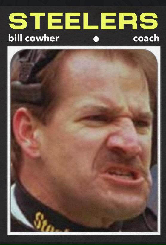 Happy birthday to Coach Bill Cowher, who has to be related to Sgt Slaughter 