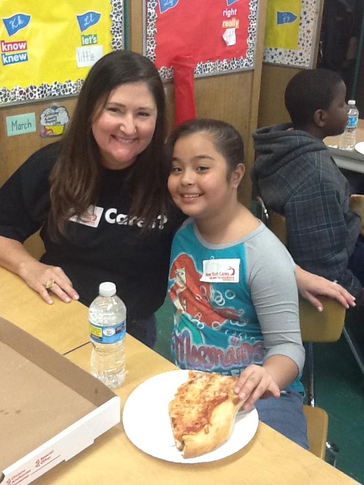 VMart529's tweet photo. Thank you @NYCares for our wonderful pizza discussion!! They even ordered pepperoni!! We appreciate you! http://t.co/5YtsIEbirn