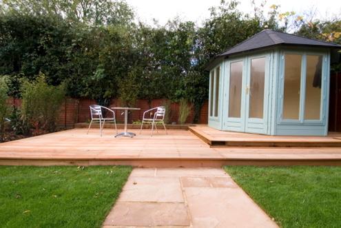 Cedar decking