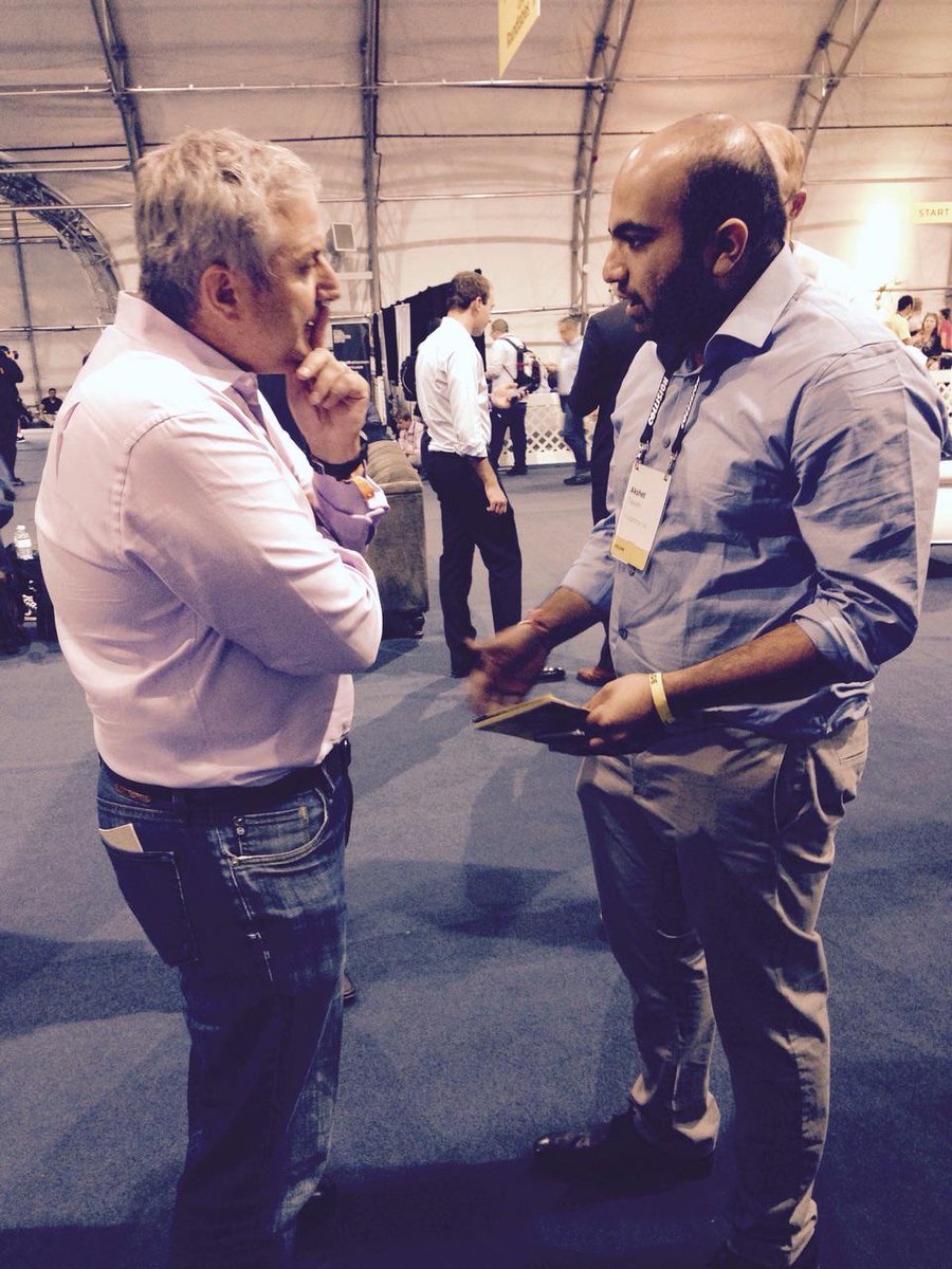 vulcantronics's tweet photo. Had the pleasure to meet @msuster and exchange words about #vulcantronics #barsys #collsionconf http://t.co/yxDu4DkTOM