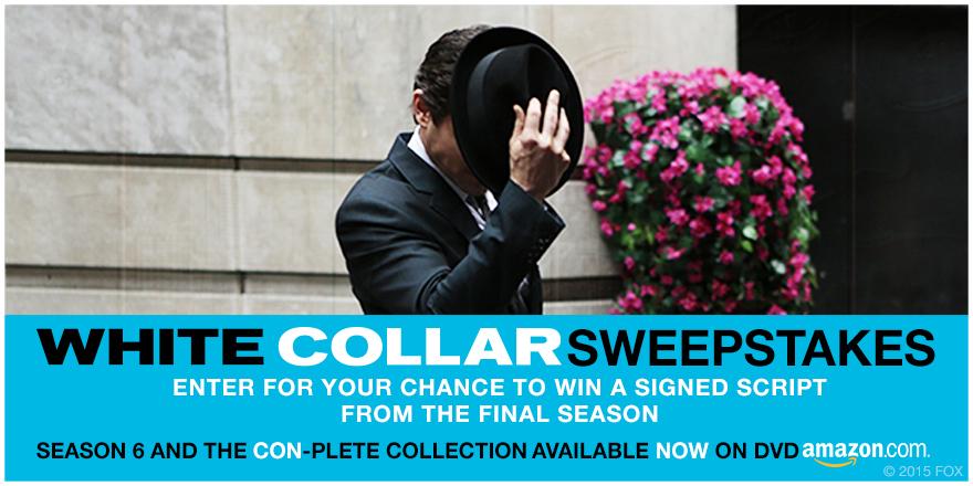 Don't forget to enter the #WhiteCollarSweeps for your chance to win a prize!  bit.ly/1AHG98R