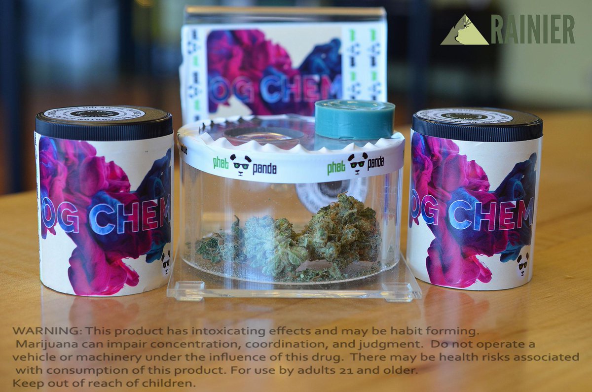 BOOM! The #OGChem from @GrowOpFarms is in at #RainierDowntown right now and tested in at 37.6% THC ! #i502 #legalweed