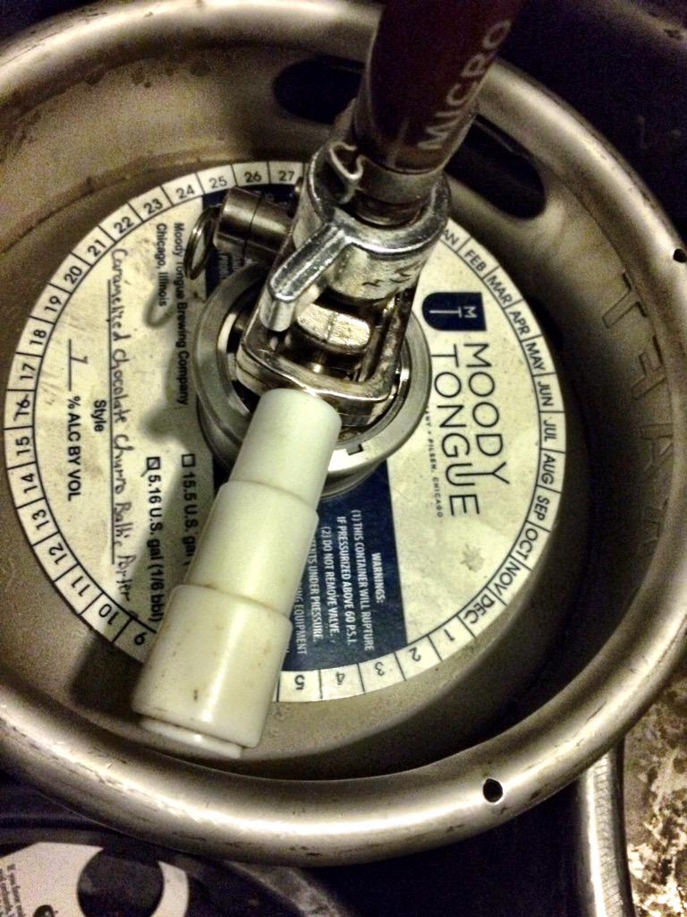 DBGB's tweet photo. #tappedtoday @moodytongue #porter #craftbeer #DBGBbeer. Caramelized chocolate churro Baltic porter Yes its delicious! http://t.co/guoXJOTtWm