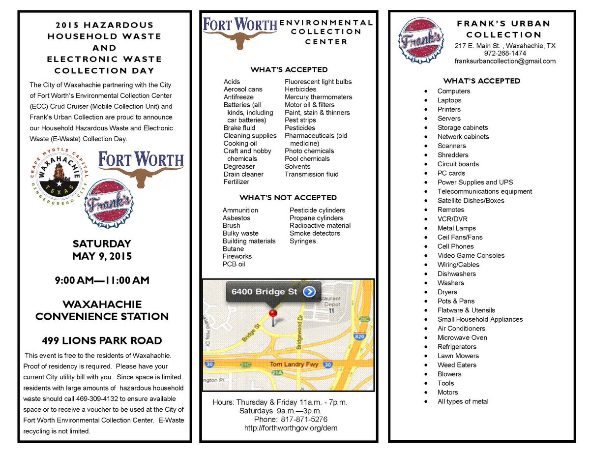 KeepWXBeautiful's tweet photo. Tomorrow! Spring Sparkle &amp; Hazardous Household Waste and Electronic Waste Collection at the Convenience Station http://t.co/Z2EaQNPFE3