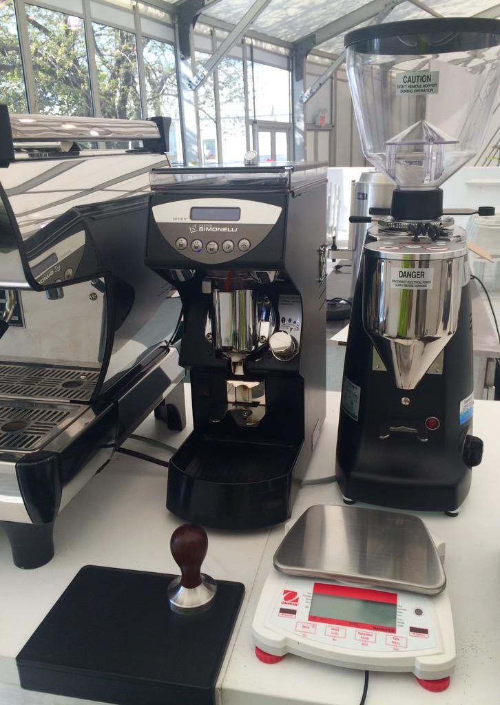 parlorcoffee's tweet photo. We're proud to showcase some of the best equipment in the industry at our @FriezeNewYork coffee bar. #FriezeNY http://t.co/WQCzI8OCxN
