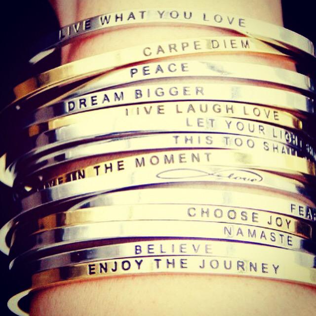 TDMIndy's tweet photo. Looking for the perfect gift for your mom ? Come to the studio and check out the @mantraband bracelets! http://t.co/4bCeqvS39t