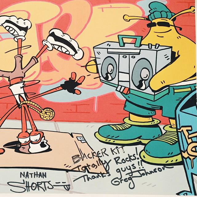 BackerKit's tweet image. Awwwww yeah. Thanks for the love @NathanShorts @ToejamGreg @Toejam_earl @HumanatureGames!!! #dancemovesonpoint👌