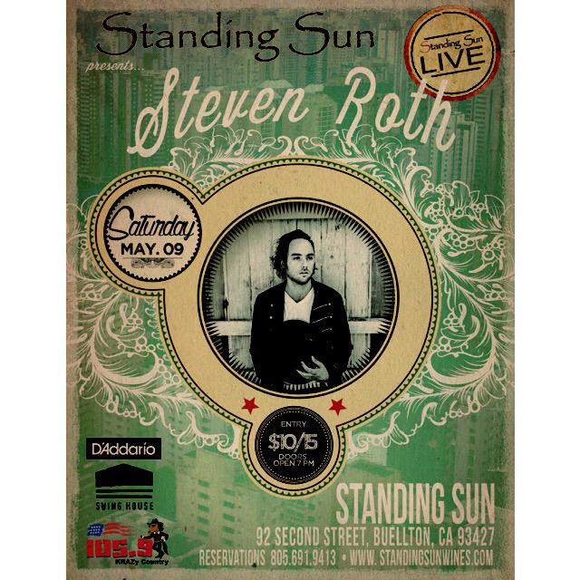 StandingSun's tweet photo. @805Living #StevenRoth tomorrow nite at #StandingSunLIVE DOORS 7pm Tix http://t.co/ZZwyh6xy9m #BrewFest http://t.co/fqJgqOm5a6