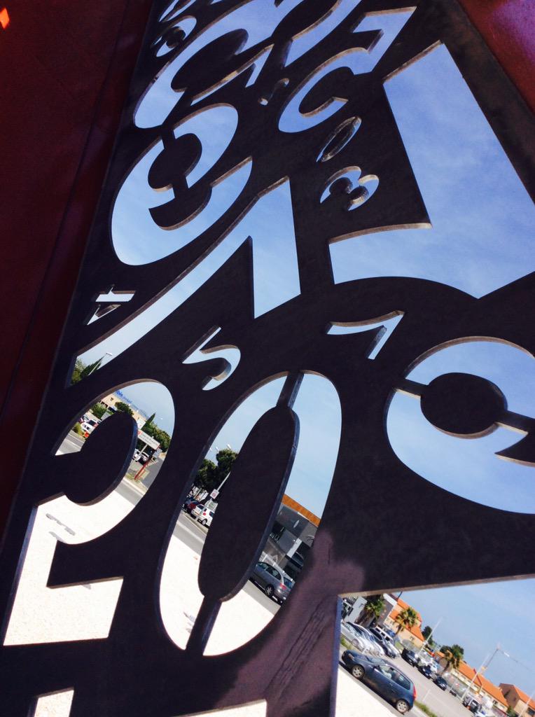 solart2_ma2f's tweet photo. #numbers #art #artcontemporain #solart2 @Ma2f2 #sculpture #perpignan #sundial #cadransolaire http://t.co/YMCD5GyPWb