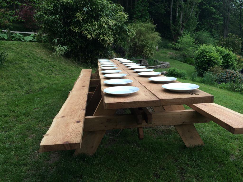 #22seater #Gardentable  #privatedining  #barbecue  #privatechef,   #hotsummer!