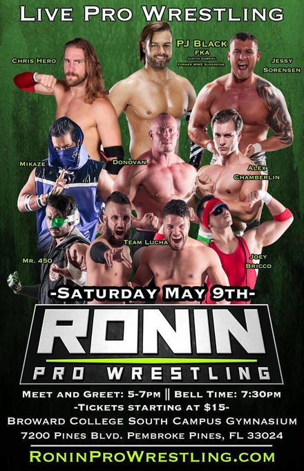 This is going down TOMORROW! Pembroke Pines, FL. Bell time 7:30 #SavageNation http://t.co/Ebwt3omvYa<a href="/tag/savagenation"class="tags"><span>#savagenation</span></a>