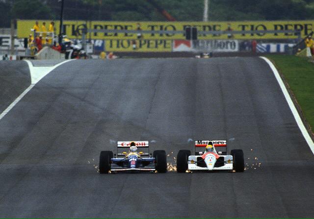 Mansell vs Senna, #SpanishGP - 1991. #Legends