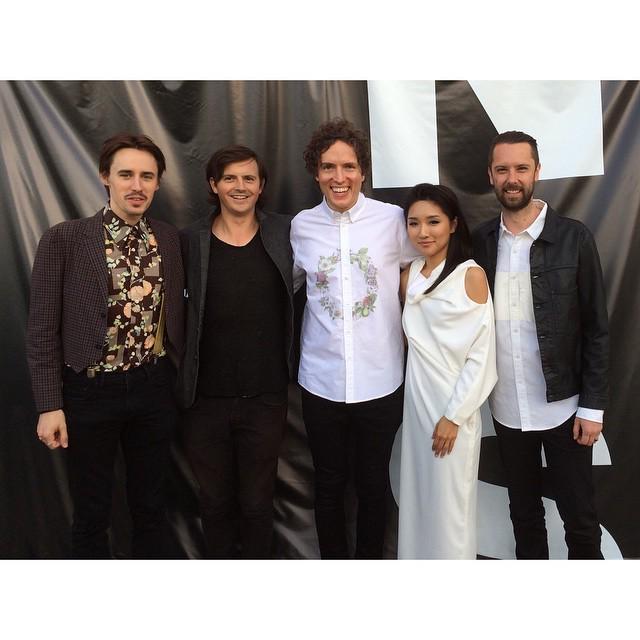 jonathanolinger's tweet photo. @reevecarney @jonathanolinger @timfain @yihaejin -> @nationalsawdust Gala last night. http://t.co/OeY2JLXg5a http://t.co/zPbp13qmd7