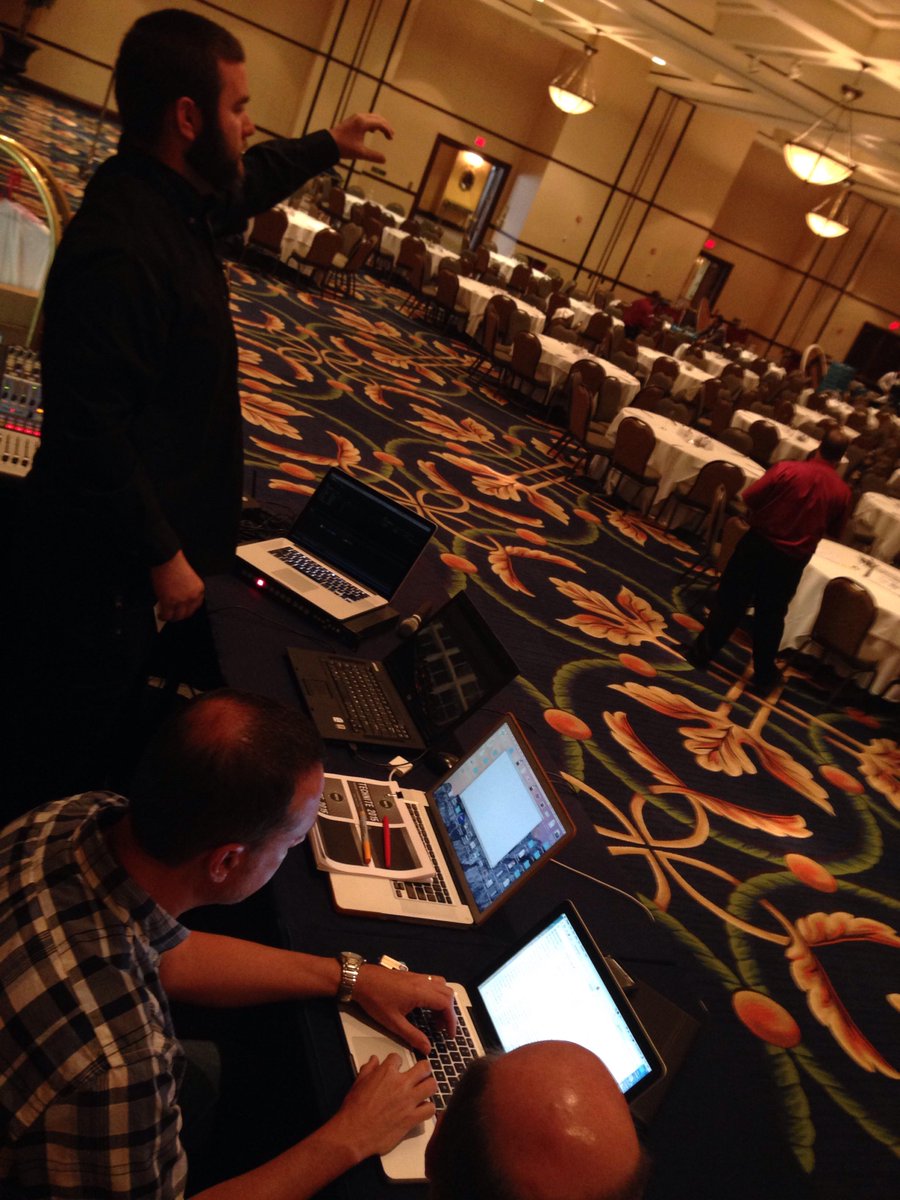 RBTechCouncil's tweet photo. How many laptops does it take to run #TechNite2015? http://t.co/gJdfsI0dd1