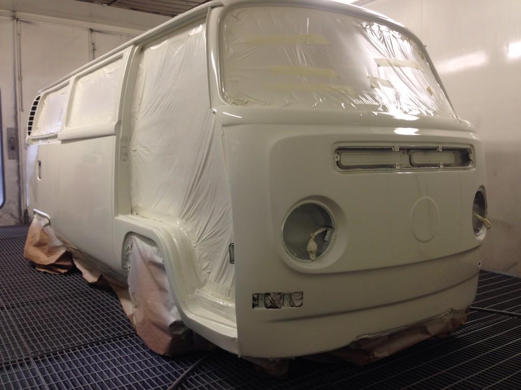 The type 2 is finally having a nice coat of paint! Long time coming.
