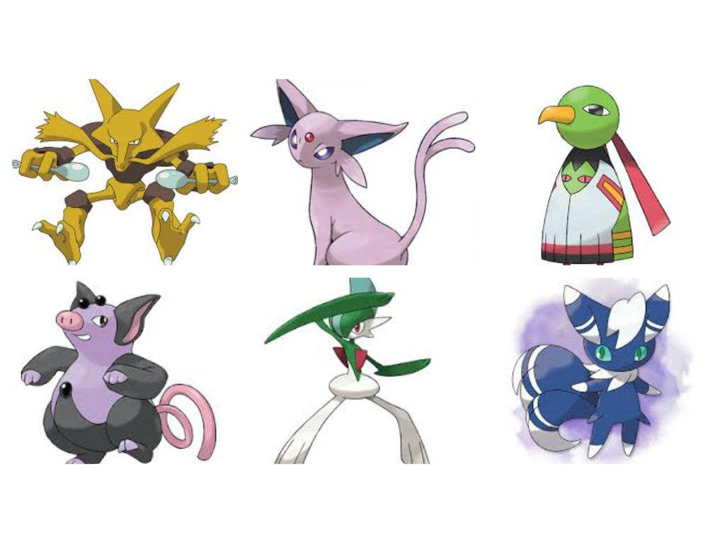 Estos son los mejores Pokémon de tipo Psíquico