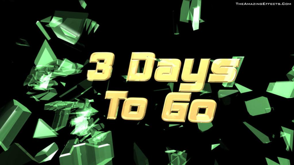 3 days to go till Canada!!