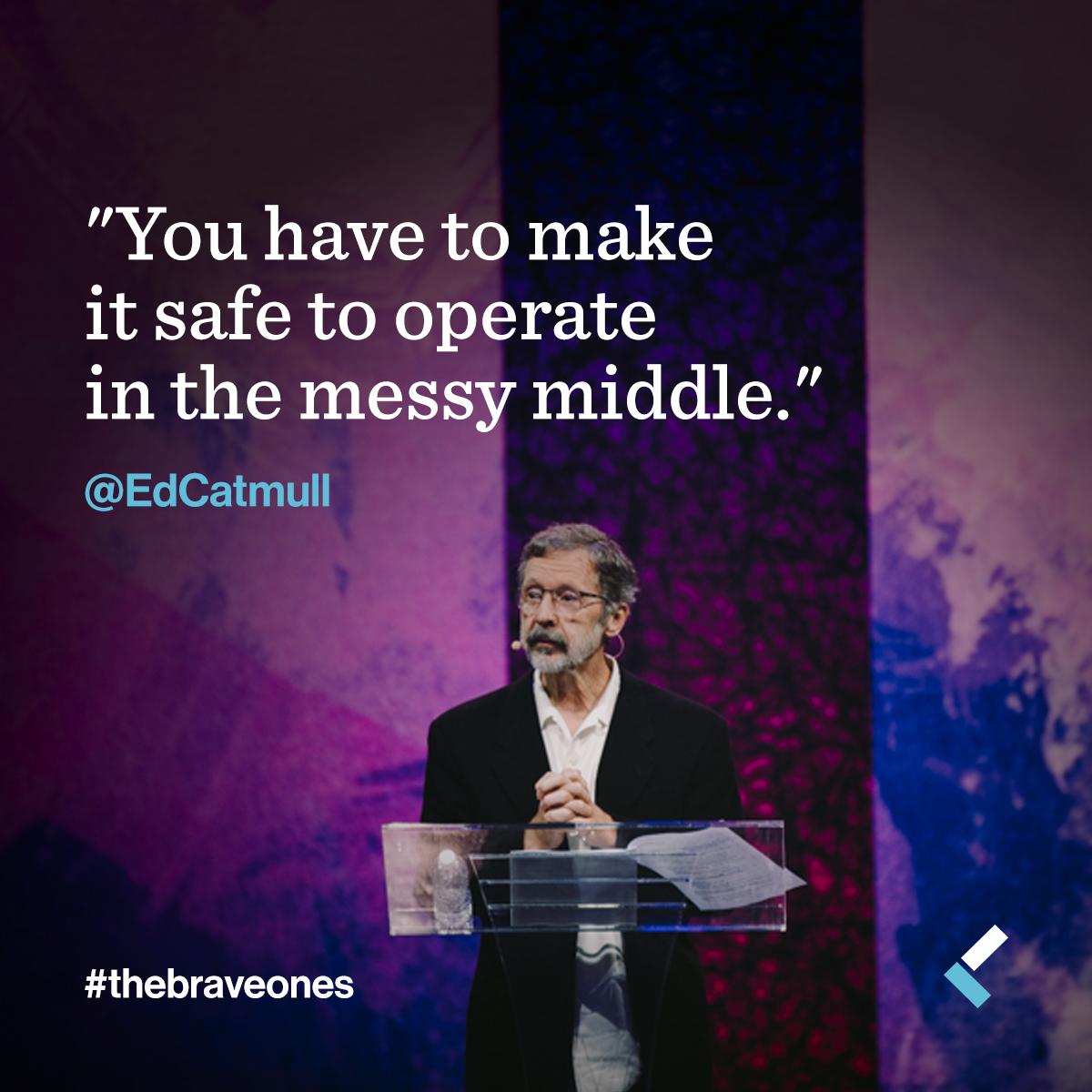 Leadercast's tweet photo. .@edcatmull #thebraveones #Leadercast http://t.co/PLPNCUoceY