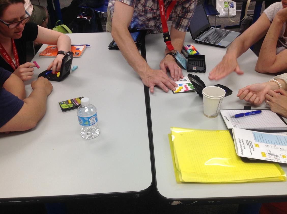ChristineKCorso's tweet photo. @AllenMath @CRichardTeacher these teachers couldn't wait to start your #mathjams #oame2015. They started without you! http://t.co/wegOMEtYJG