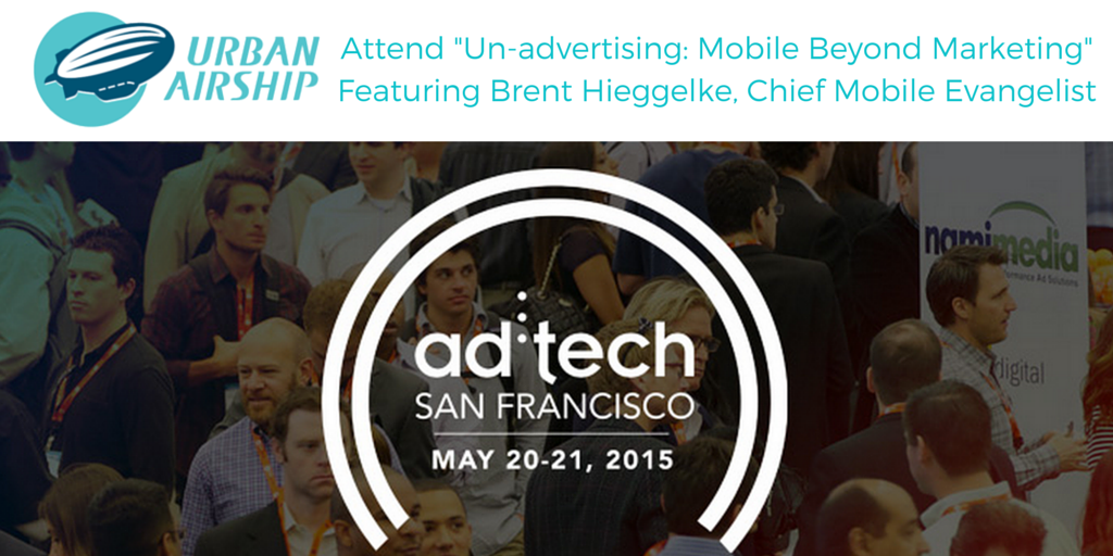 airship's tweet photo. Urban Airship is proud to sponsor #adtechSF, attend the #Unadvertising panel and level up! Our SF office is #hiring http://t.co/77mywpQCGa